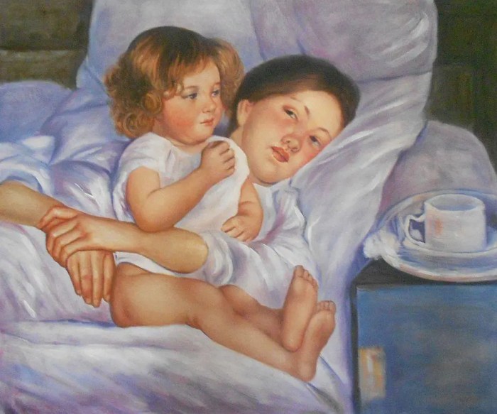 Mary cassatt breakfast in bed analysis