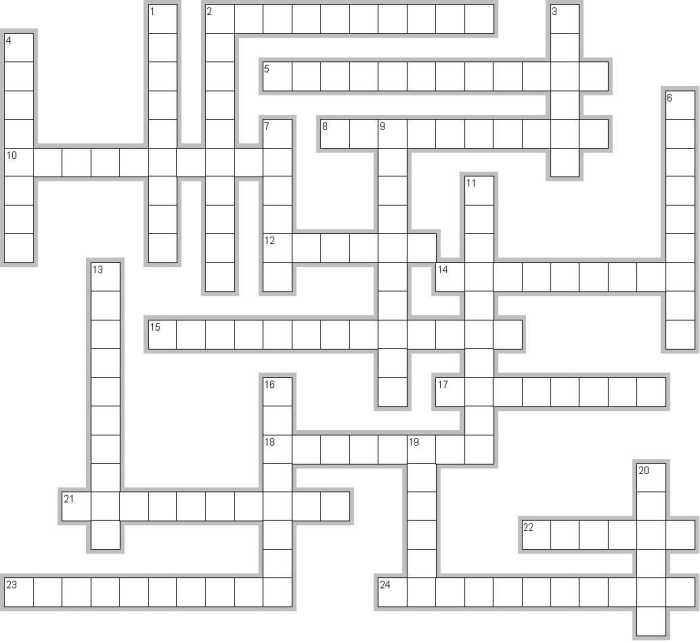 Blood crossword puzzle answer key