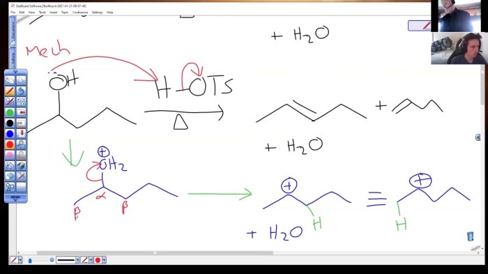 Draw the major product for the dehydration of 2-pentanol.