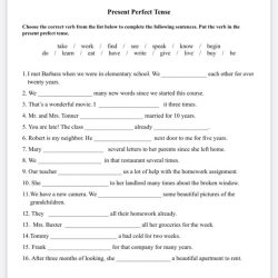 Completar complete the chart with the correct verb forms