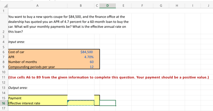 Dealership quoted calculations loan decimal intermediate